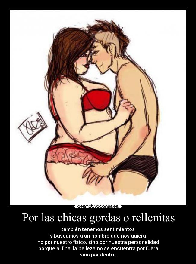 Por las chicas gordas o rellenitas -