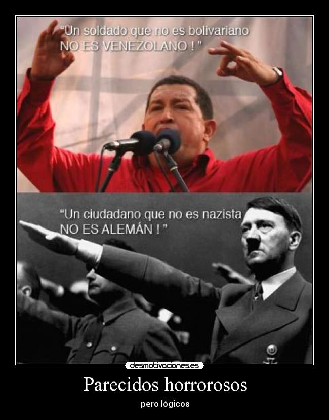 Parecidos horrorosos - pero lógicos