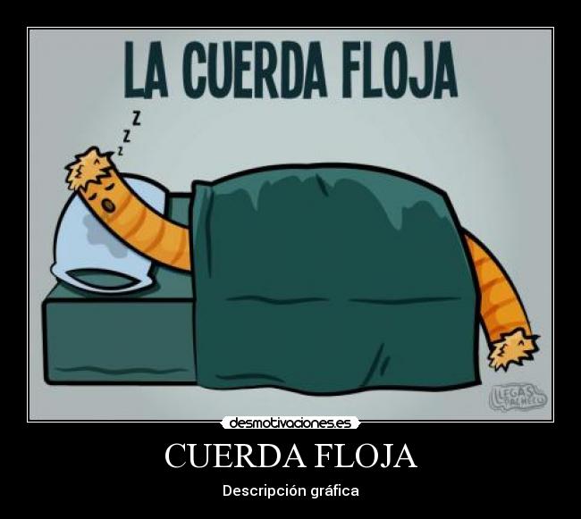 CUERDA FLOJA - Descripción gráfica