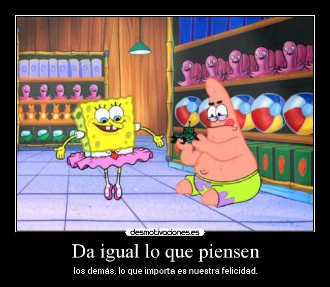 carteles bob esponja patricio ballet robot gemelo23 desmotivaciones