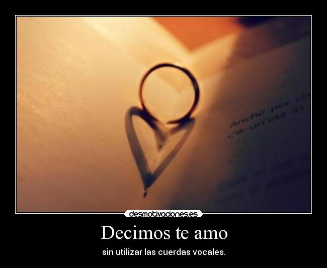 Decimos te amo - 
