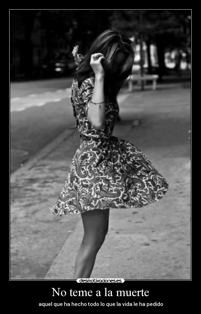 No teme a la muerte - 