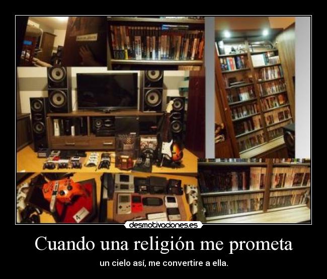 carteles religion frikismo power desmotivaciones