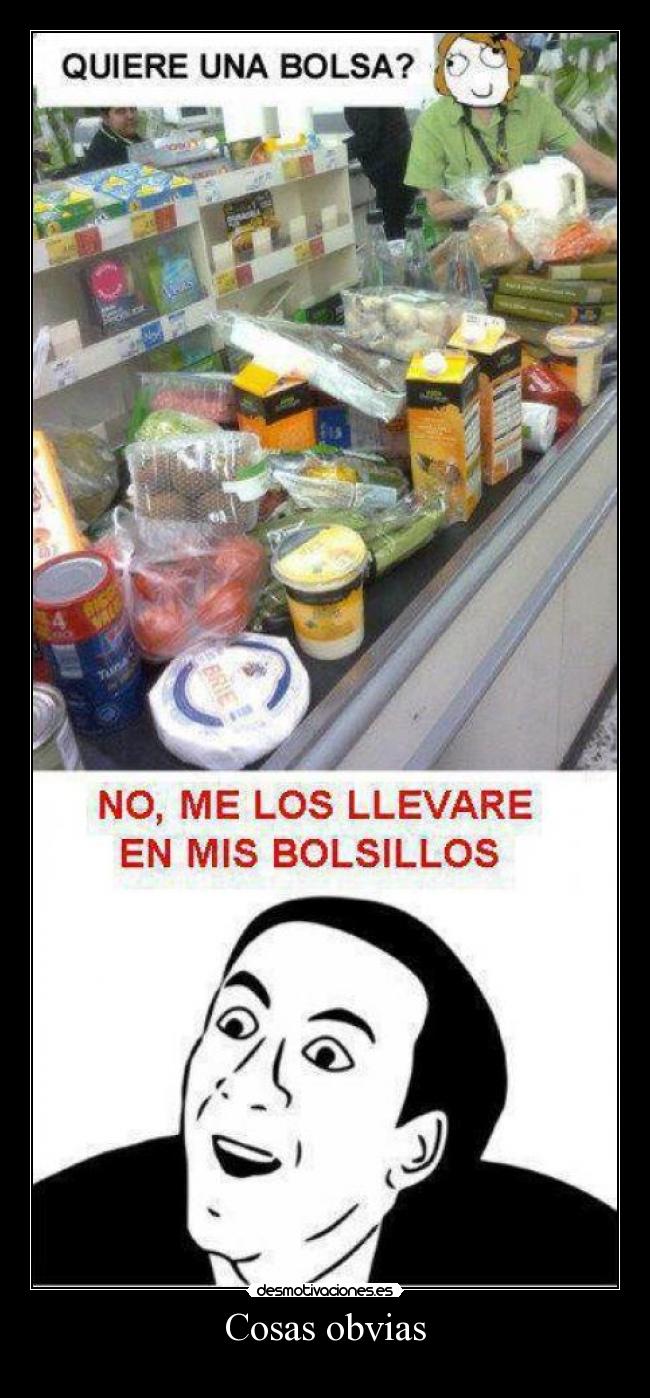 Cosas obvias -