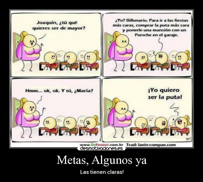 Metas, Algunos ya - Las tienen claras!