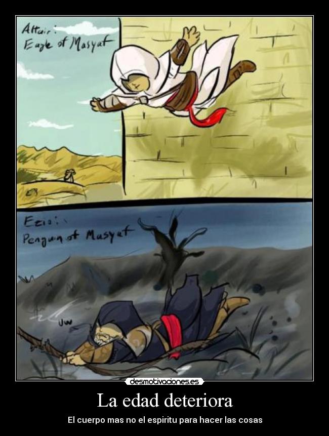 carteles edad deteriora cosas desmotivaciones