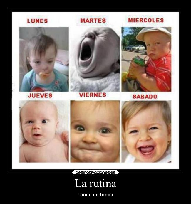 La rutina - Diaria de todos