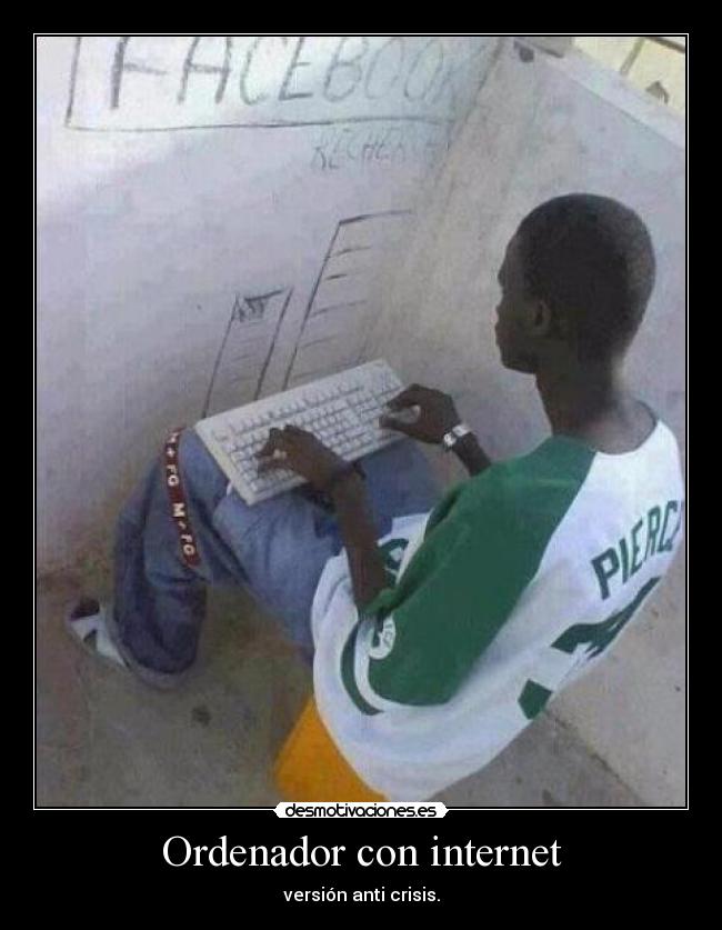 Ordenador con internet -