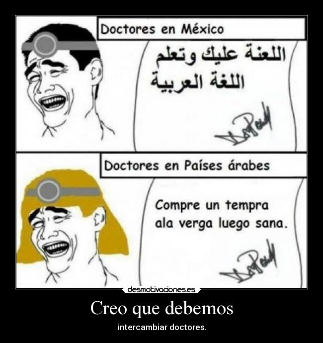 Creo que debemos -
