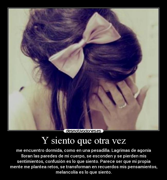 Y siento que otra vez - 
