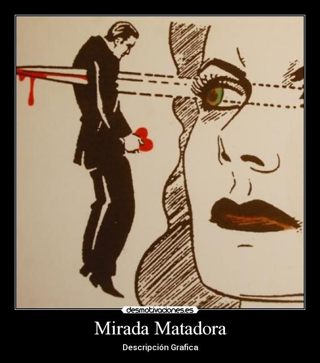 Mirada Matadora - Descripción Grafica