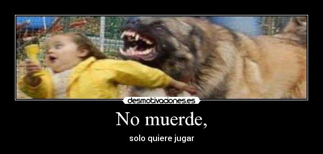 No muerde, - 