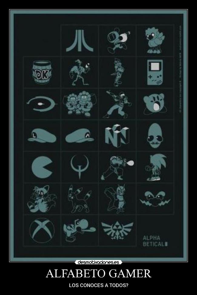 ALFABETO GAMER - 