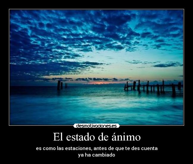 El estado de ánimo - 