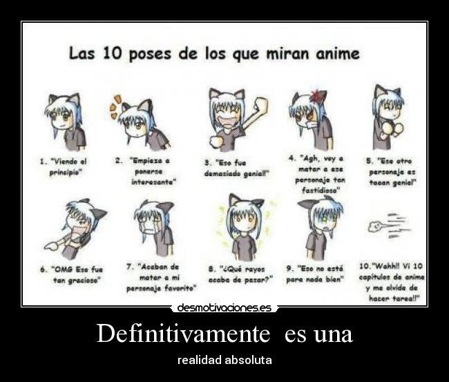 Definitivamente  es una - 