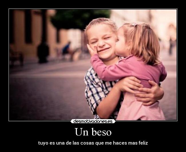 Un beso -