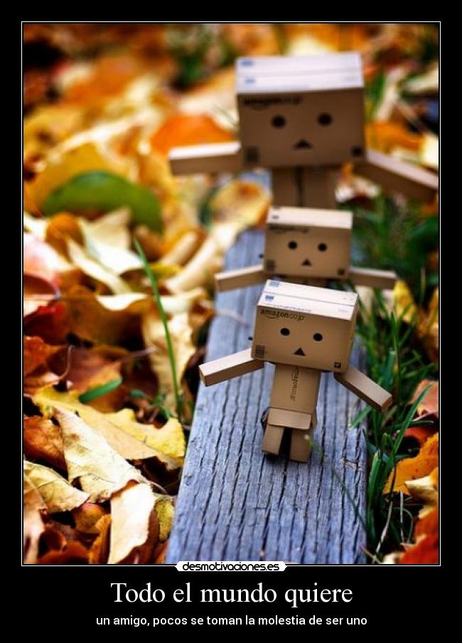 carteles mundo amistad danbo desmotivaciones