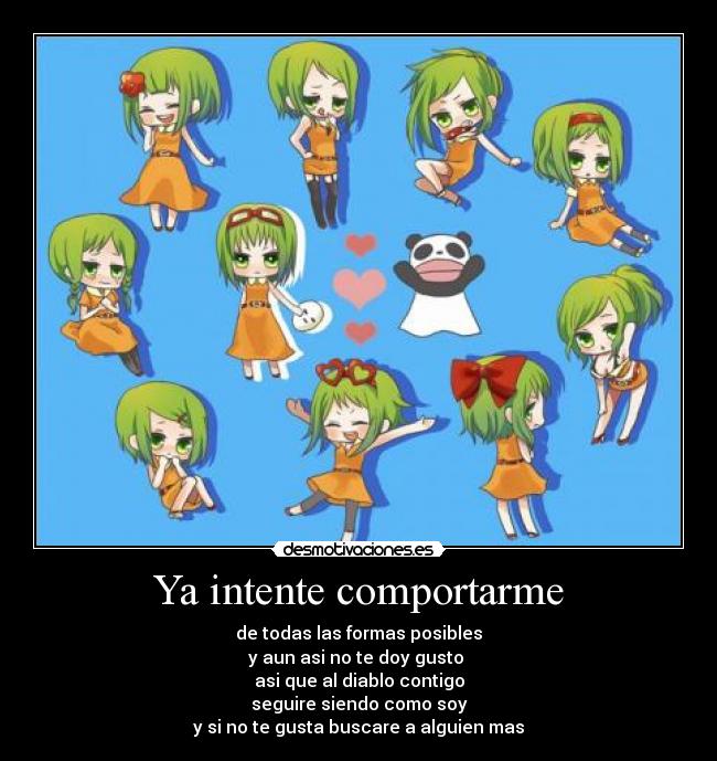 carteles anime frases amor fallido gumi vocaloid tristesa dolor eso significa nada fito0991 desmotivaciones