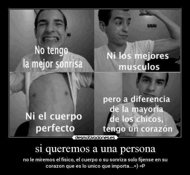 si queremos a una persona -