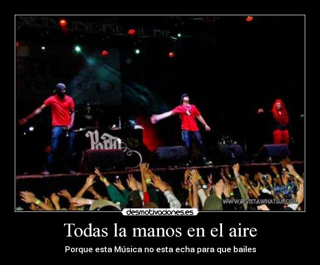 Todas la manos en el aire -