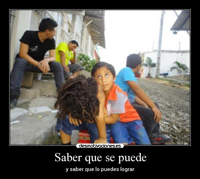 Saber que se puede -