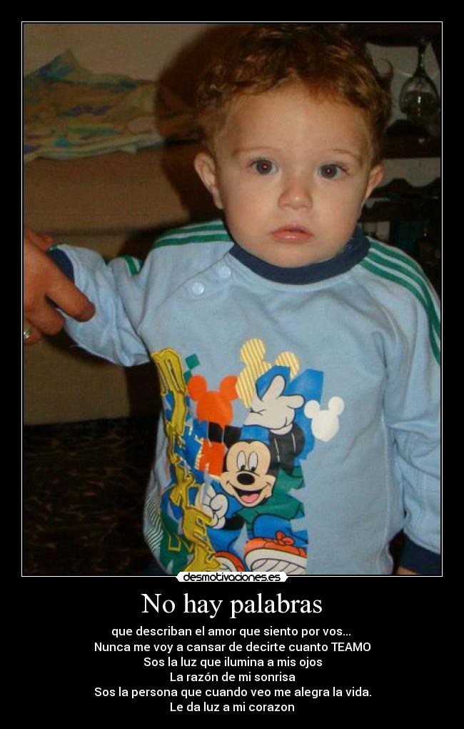 No hay palabras -
