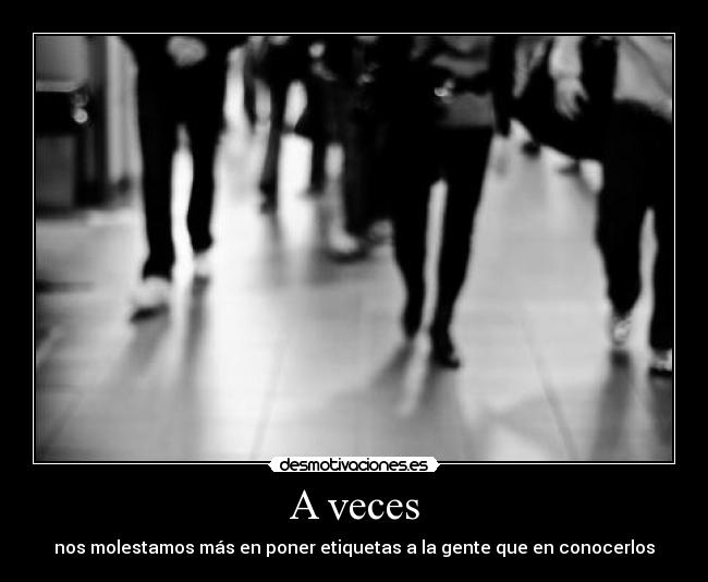 A veces -