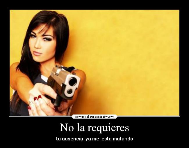 No la requieres - 