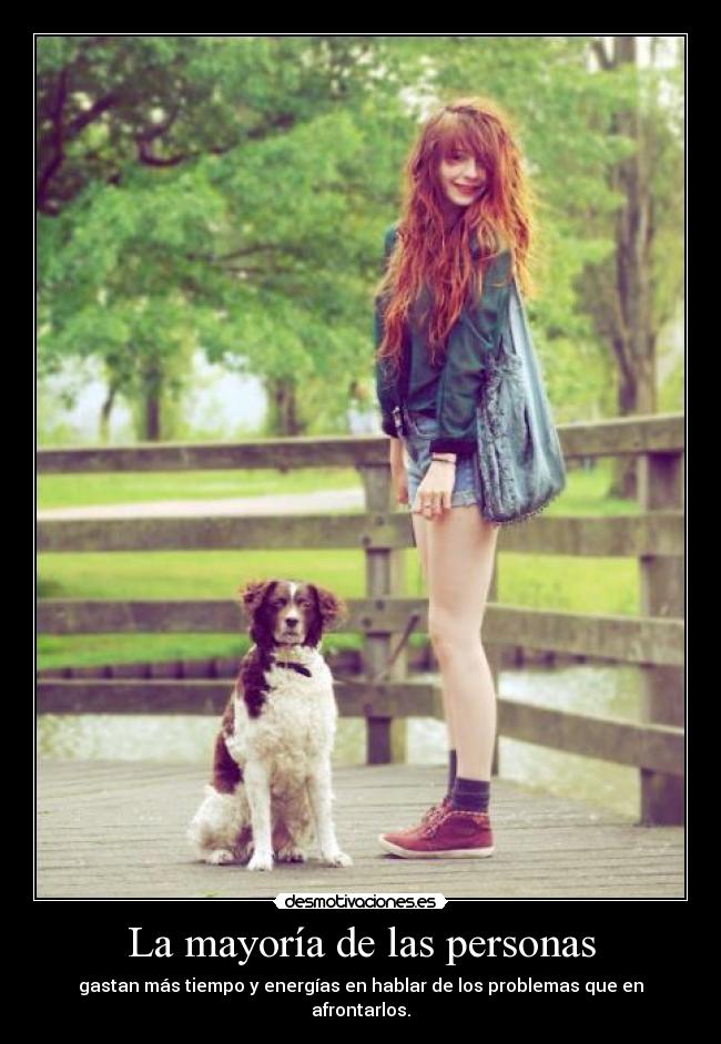 La mayoría de las personas -