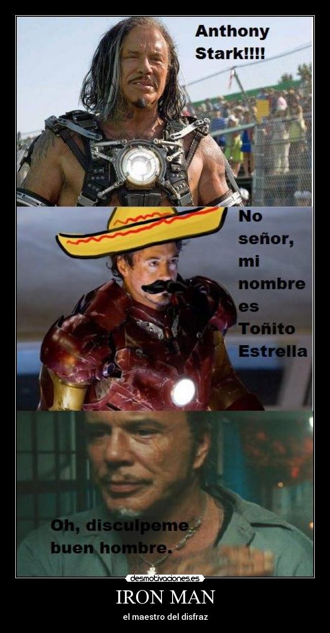 IRON MAN - el maestro del disfraz