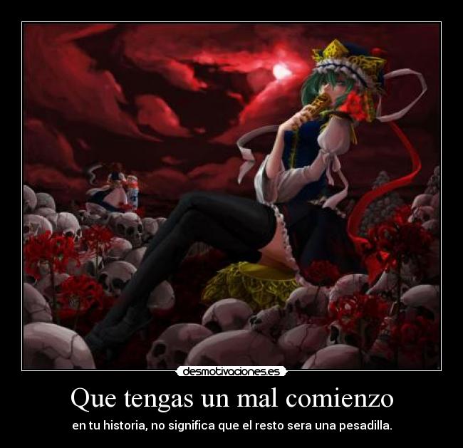 carteles hay excepciones dospuntosd harukaze intruders anime touhou 1kd desmotivaciones