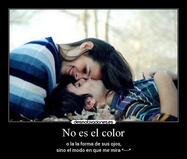 No es el color -