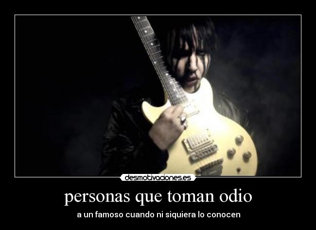 personas que toman odio -