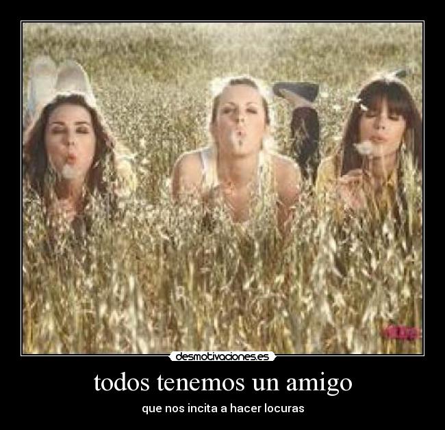 todos tenemos un amigo - que nos incita a hacer locuras