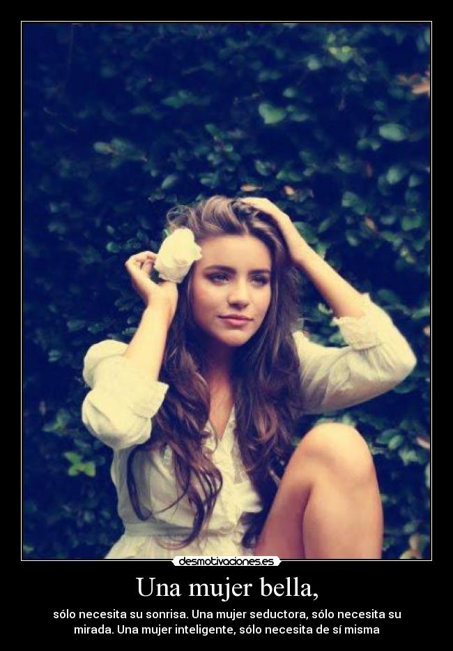 Una mujer bella, -