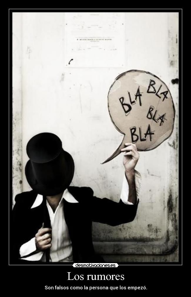 Los rumores -