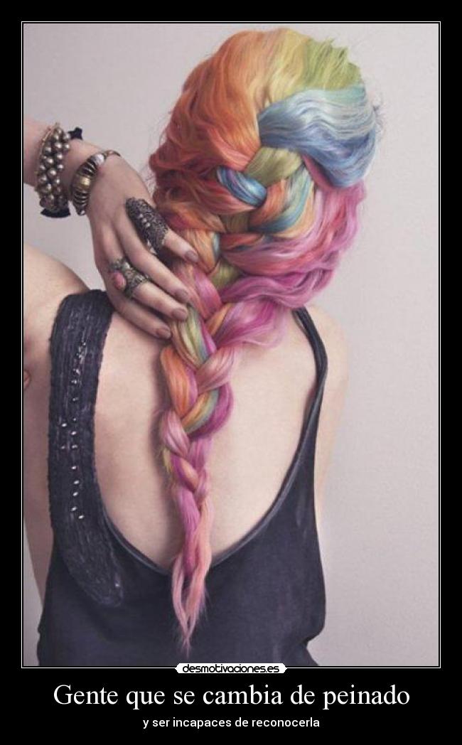 Gente que se cambia de peinado - y ser incapaces de reconocerla