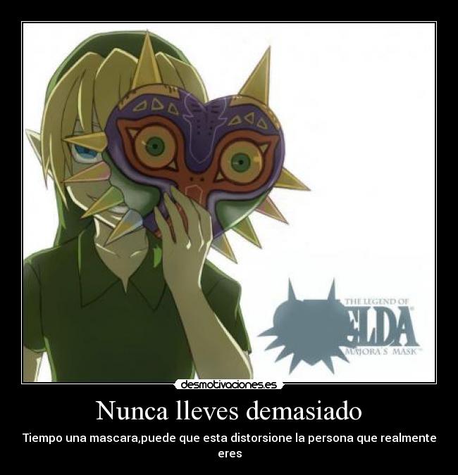 carteles kuperman imagen donde saque dibujo majora mask link leyenda zelda videojuegos desmotivaciones