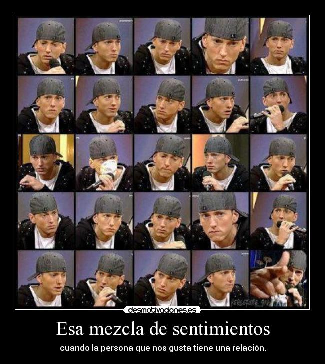 Esa mezcla de sentimientos -