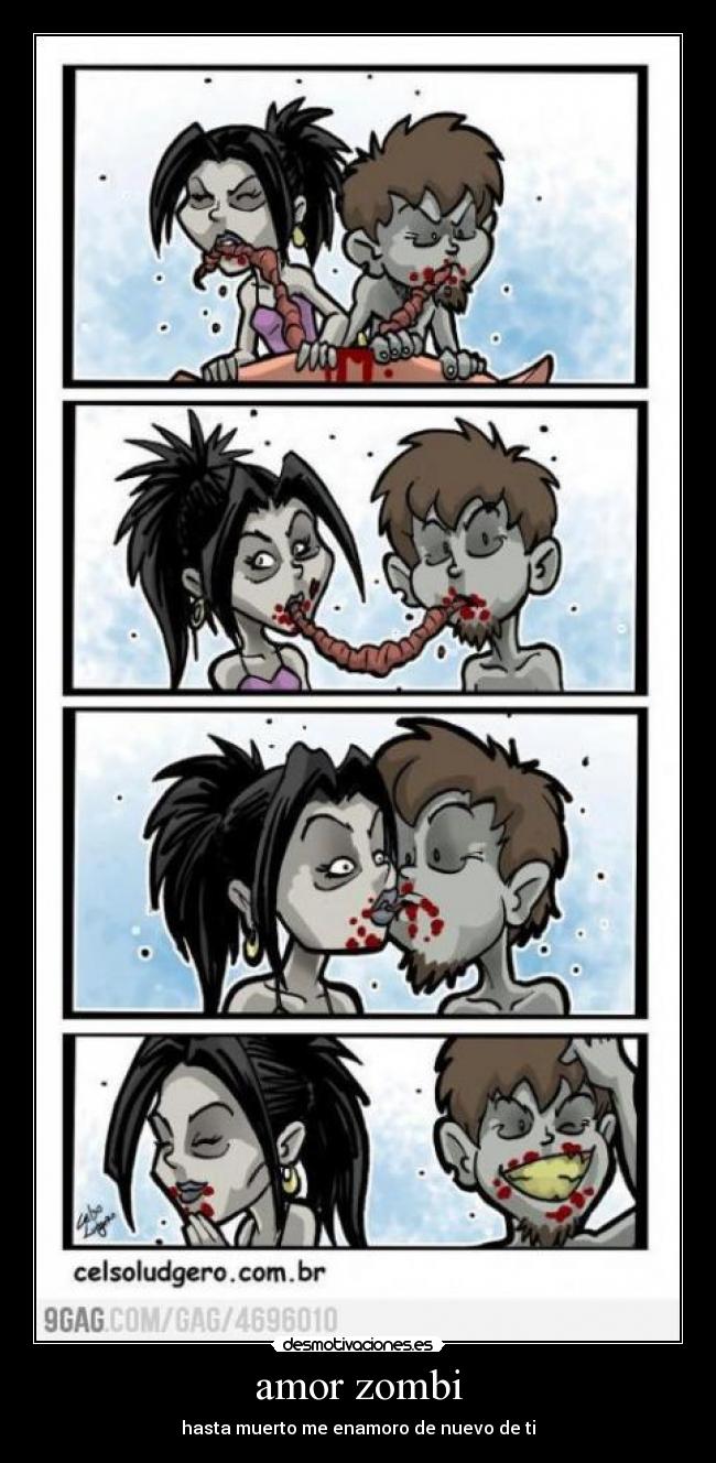 carteles amor amor zombi desmotivaciones