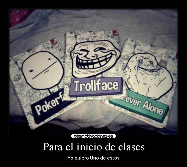 Para el inicio de clases -