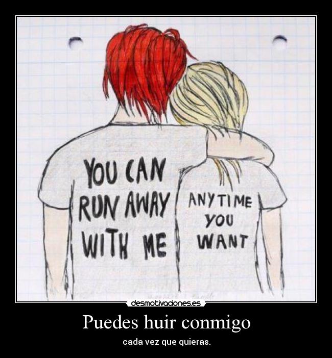 Puedes huir conmigo - 