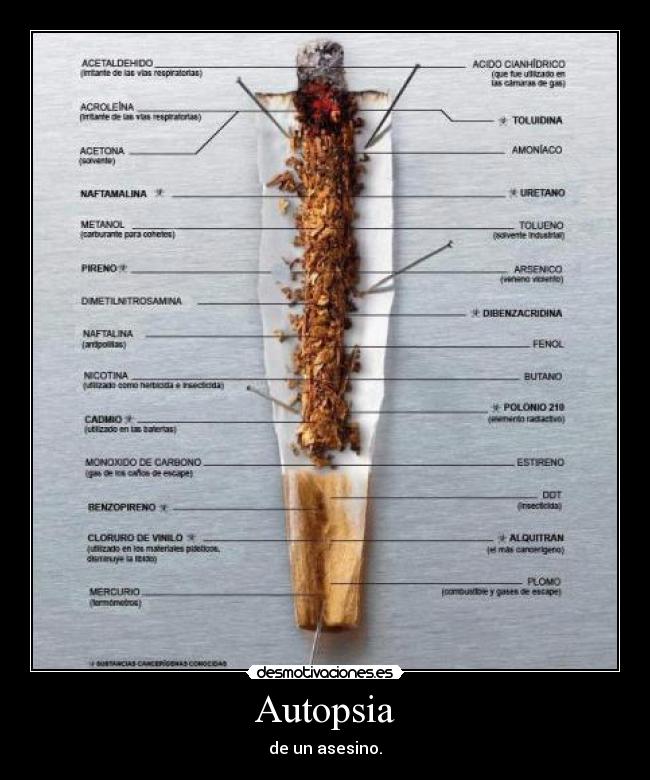 Autopsia - de un asesino.