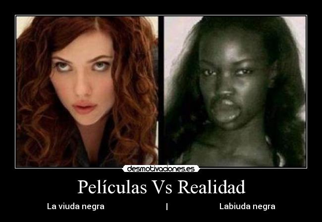 Películas Vs Realidad - La viuda negra | Labiuda negra