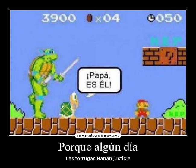 Porque algún día - Las tortugas Harían justicia