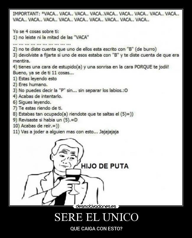 SERE EL UNICO - QUE CAIGA CON ESTO?