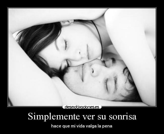 Simplemente ver su sonrisa -