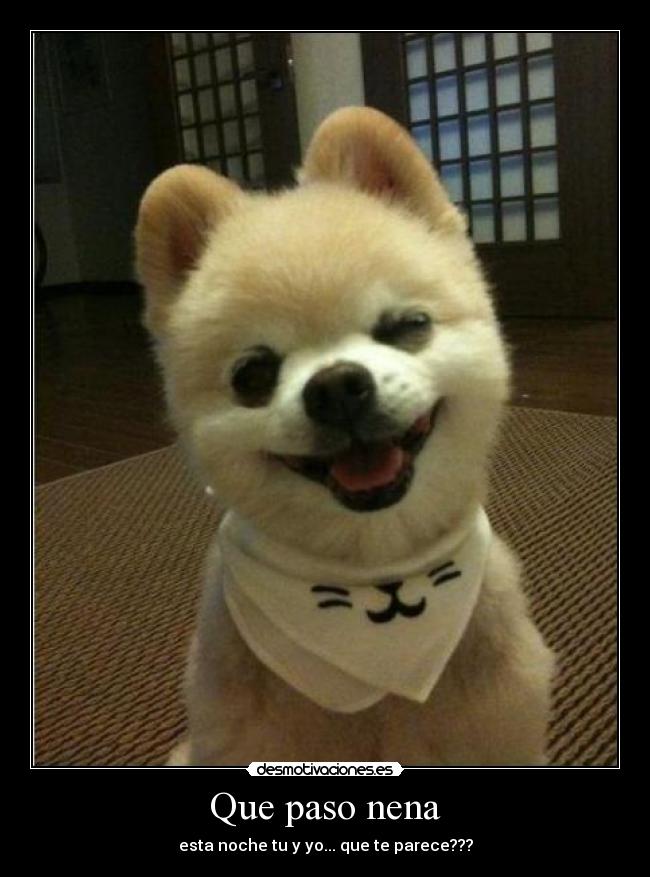 Que paso nena -