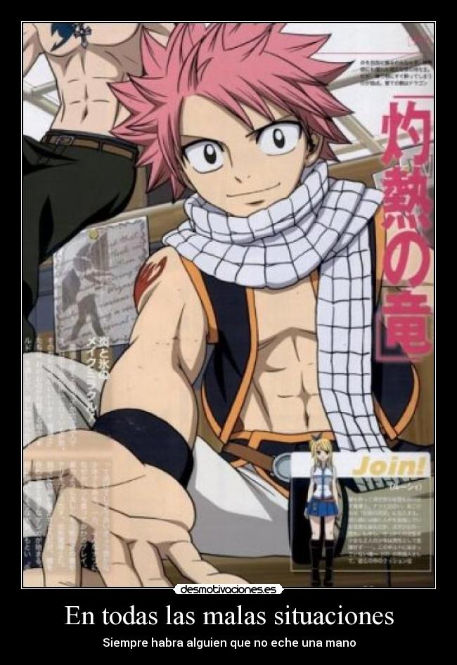 En todas las malas situaciones -