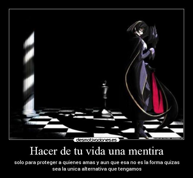 Hacer de tu vida una mentira -